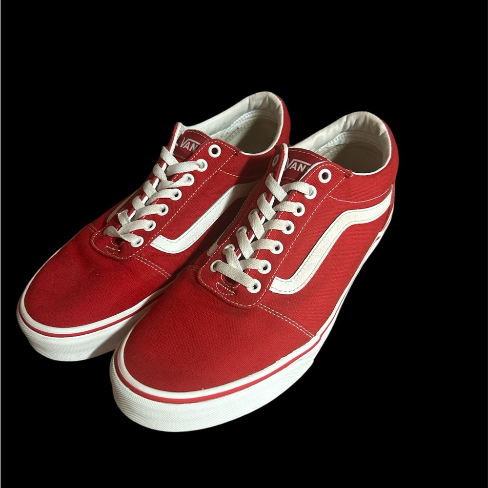 Vans Old Skool Racing Red/True White Shoe SneakerUnisex,Width-RegularSIZE 11.5